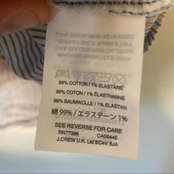 Madewell Short-Sleeve Tie-Front Shirt in Rawley Stripe - Picture 5 of 7